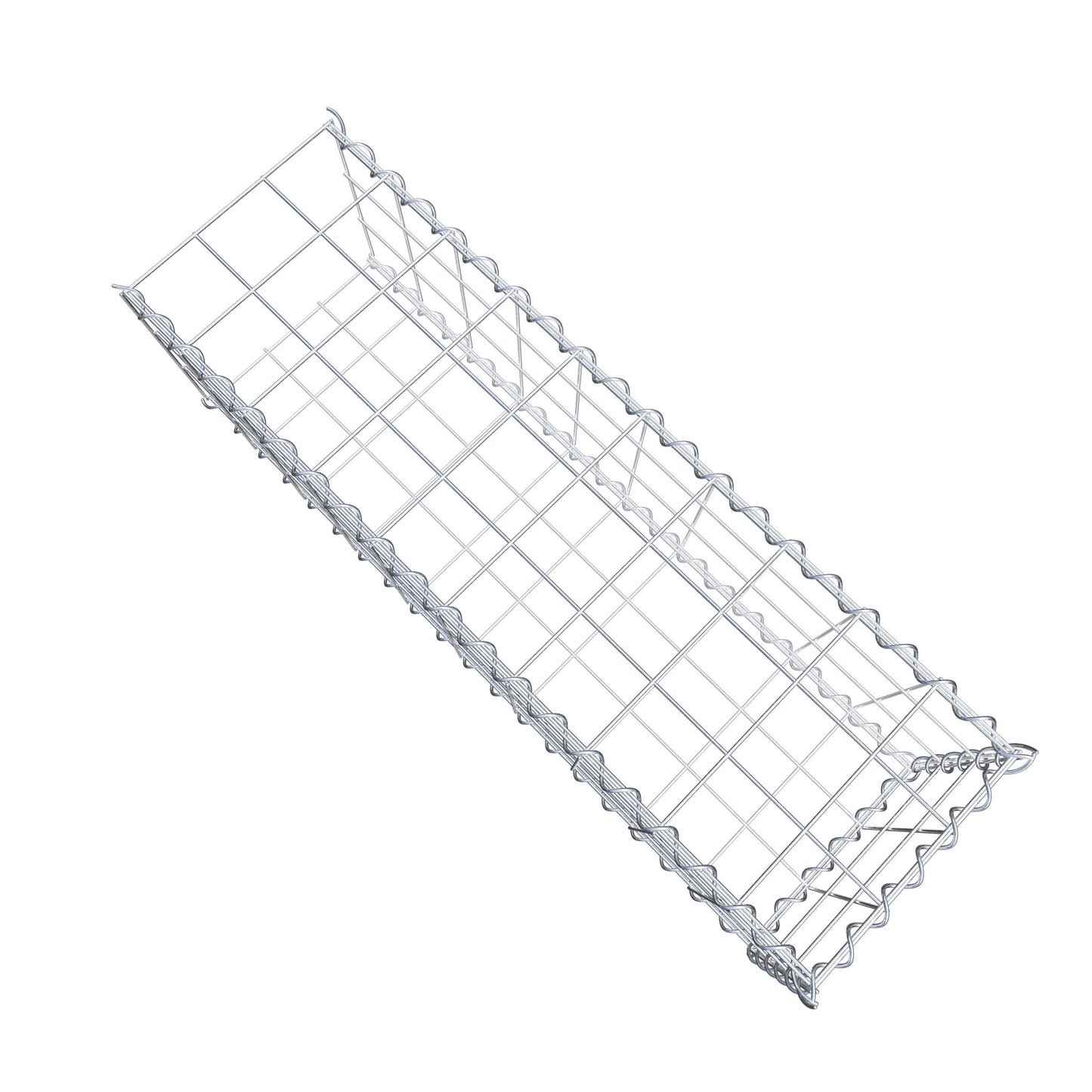 Add-on schanskorf type 2 100 cm x 30 cm x 30 cm (L x H x D), maaswijdte 10 cm x 10 cm, spiraal