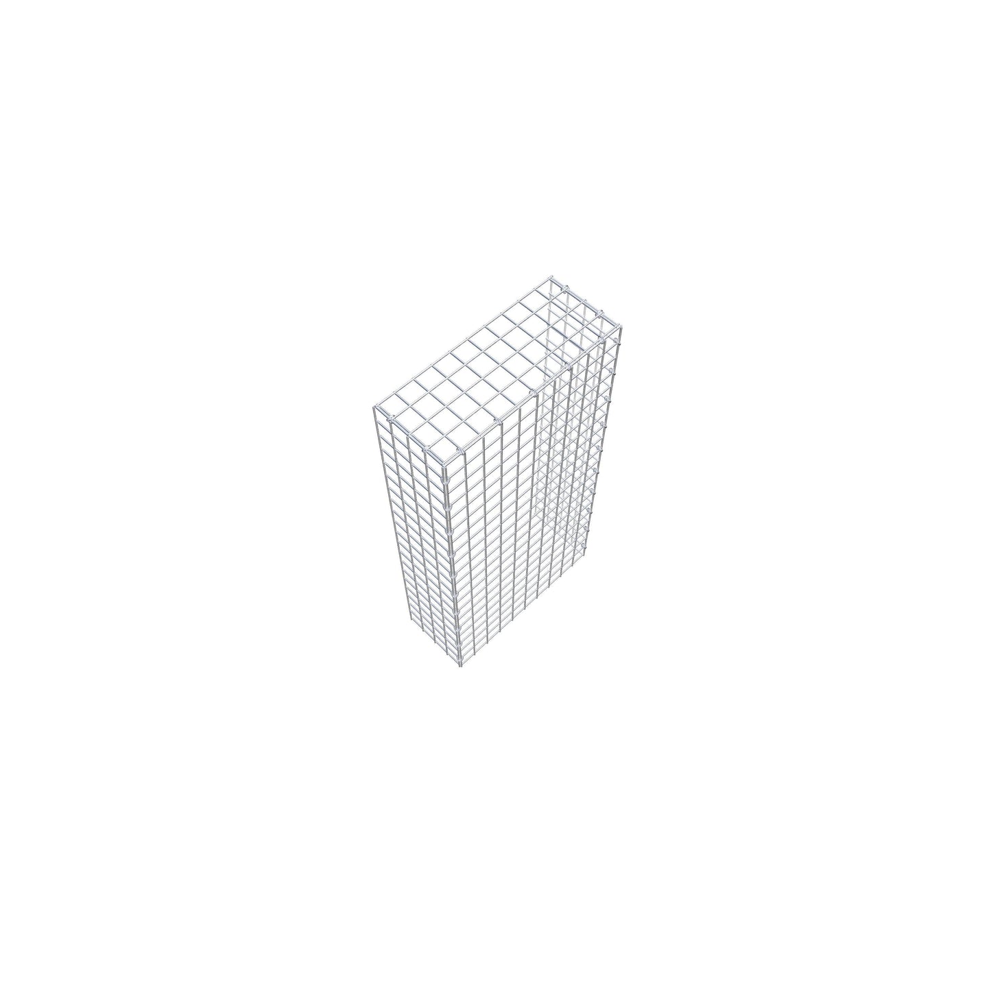 Type 4 oplegkorf 100 cm x 20 cm x 50 cm (L x H x D), maaswijdte 5 cm x 5 cm, C-ring