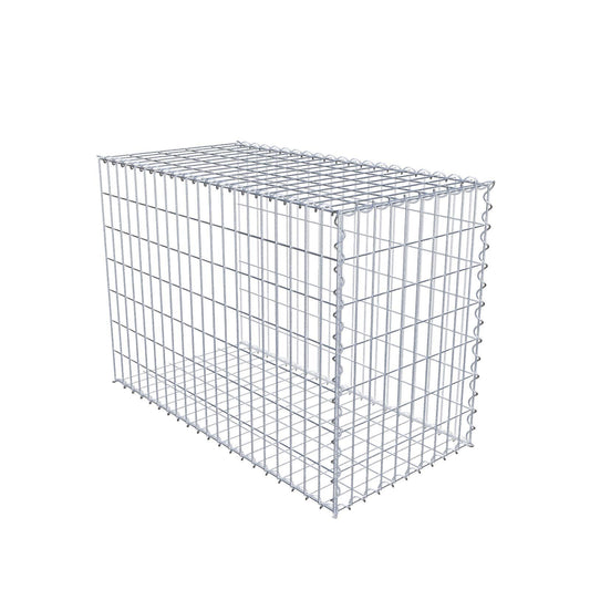 Gabbione aggiuntivo tipo 2 100 cm x 70 cm x 50 cm (L x H x P), dimensione maglia 5 cm x 10 cm, a spirale