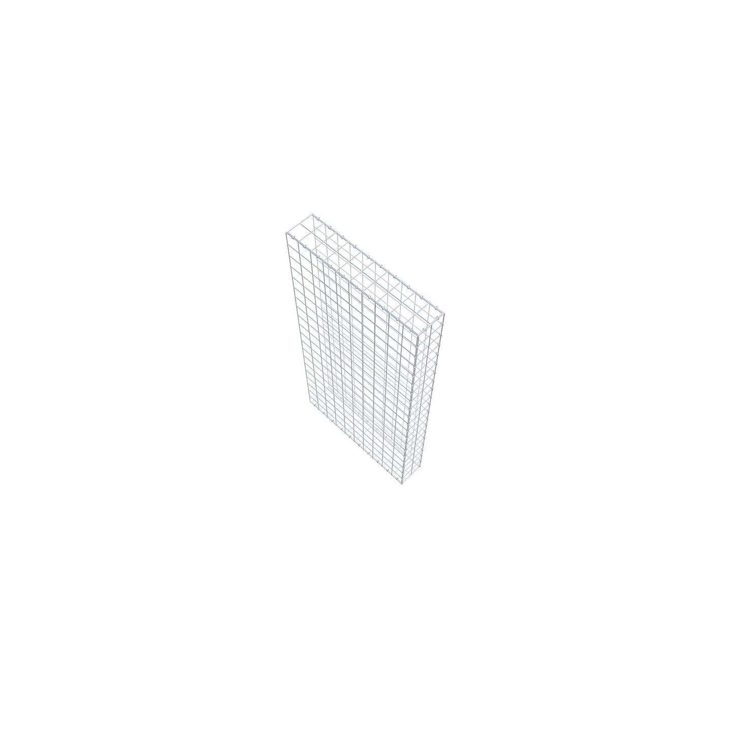 Monteret gabion type 2 200 cm x 100 cm x 20 cm (L x H x D), maskestørrelse 10 cm x 10 cm, C-ring