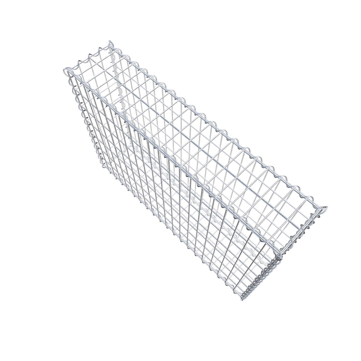 Gabion 100 cm x 70 cm x 20 cm (L x H x P), mailles 5 cm x 10 cm, spirale