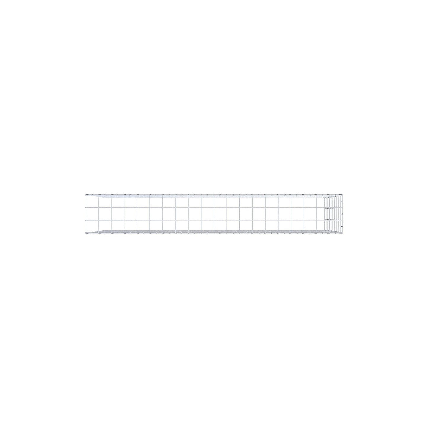 Gabião Tipo 4 200 cm x 100 cm x 30 cm (C x A x P), malhagem 10 cm x 10 cm, anel C