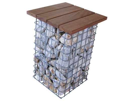 Tabouret galvanisé à chaud MW 5 x 5 cm, CUMARU