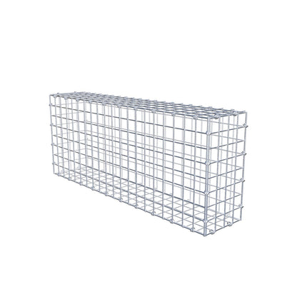 Schanskorf 100 cm x 40 cm x 20 cm (L x H x D), maaswijdte 5 x 5 cm, spiraalring