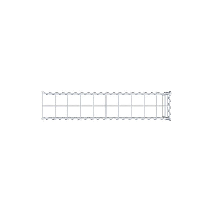 Gabion rapporté type 4 100 cm x 40 cm x 20 cm (L x H x P), mailles 10 cm x 10 cm, spirale