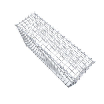 Gabbione aggiuntivo tipo 3 100 cm x 60 cm x 30 cm (L x A x P), dimensione maglia 5 cm x 5 cm, a spirale