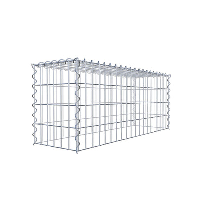 Add-on schanskorf type 3 100 cm x 40 cm x 30 cm (L x H x D), maaswijdte 5 cm x 10 cm, spiraalvormig