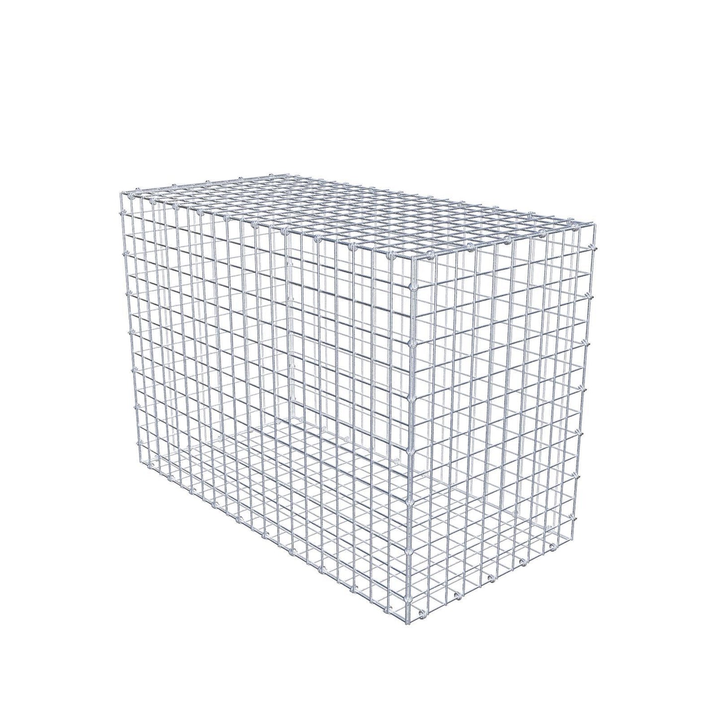 Gabione 100 cm x 70 cm x 50 cm (L x H x T), Maschenweite 5 x 5 cm, Spiralring