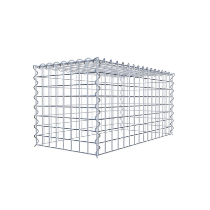 Gabião Tipo 3 80 cm x 40 cm x 40 cm (C x A x P), malhagem 5 cm x 5 cm, espiral