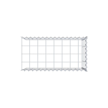 Add-on schanskorf type 4 80 cm x 40 cm x 40 cm (L x H x D), maaswijdte 10 cm x 10 cm, spiraal