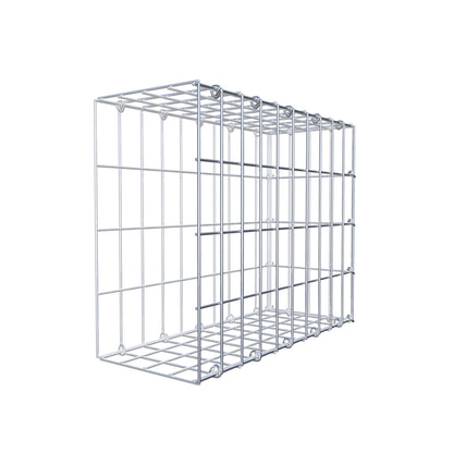 Monteret gabion type 2 50 cm x 40 cm x 20 cm, maskestørrelse 5 cm x 10 cm, C-ring