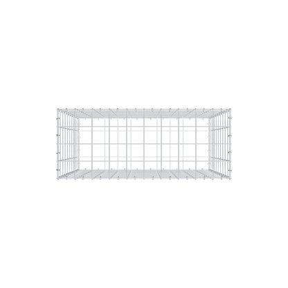 Schanskorf 100 cm x 100 cm x 40 cm (L x H x D), maaswijdte 10 cm x 10 cm, C-ring