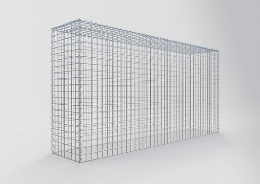 Add-on schanskorf type 3 200 cm x 100 cm x 40 cm (L x H x D), maaswijdte 5 cm x 5 cm, spiraalvormig