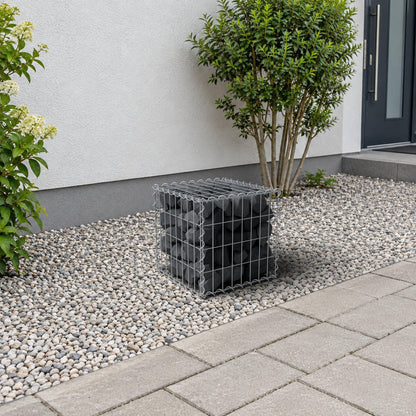 Gabione 40 cm x 40 cm x 40 cm (L x H x T), Maschenweite 5 cm x 10 cm, Spirale
