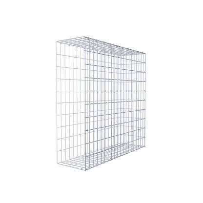 Gabião tipo 2 100 cm x 100 cm x 30 cm, malhagem 5 cm x 10 cm, anel C