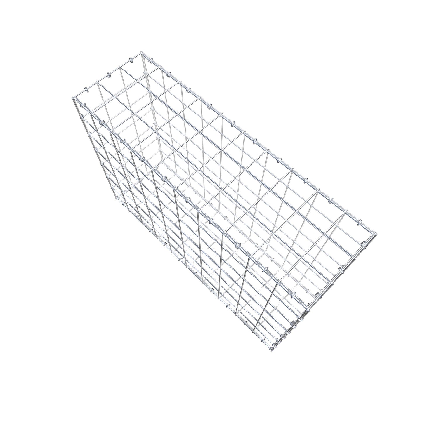 Schanskorf 100 cm x 70 cm x 30 cm (L x H x D), maaswijdte 10 cm x 10 cm, C-ring
