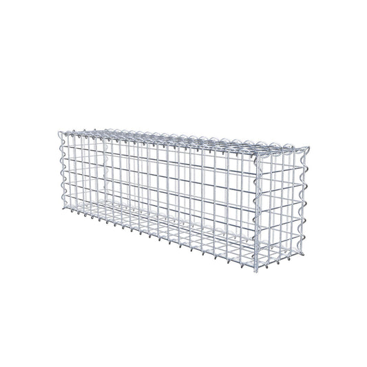 Set di 2 gabbioni 100 cm x 30 cm x 20 cm (L x H x P), maglia 5 x 5 cm, spirale