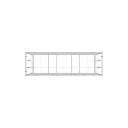 Anbaugabione Typ 3 100 cm x 80 cm x 30 cm (L x H x T), Maschenweite 10 cm x 10 cm, C-Ring