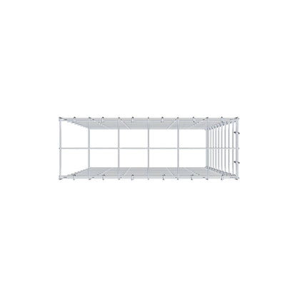 Anbaugabione Typ 4 100 cm x 60 cm x 20 cm (L x H x T), Maschenweite 10 cm x 10 cm, C-Ring