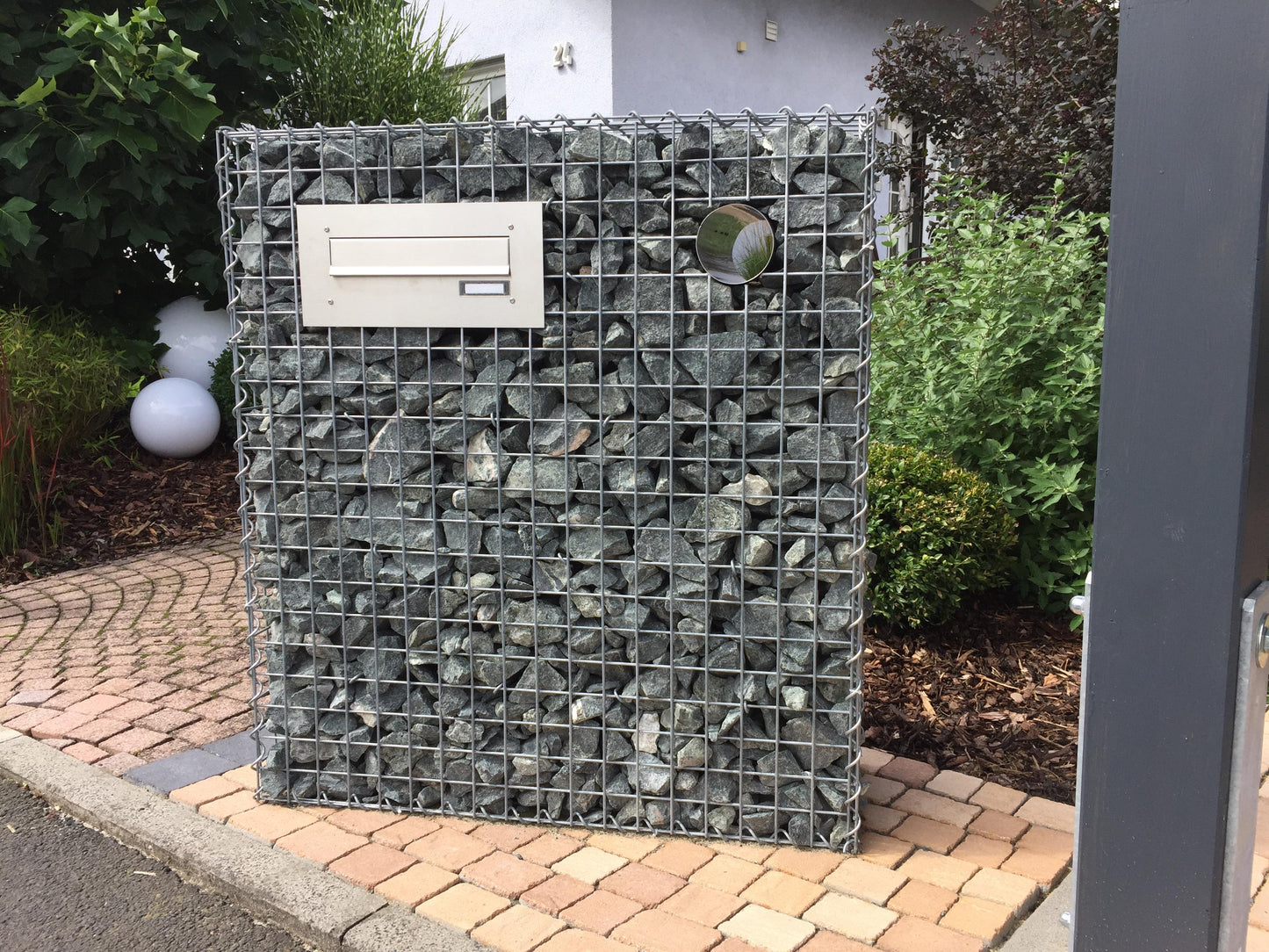 Gabion 100 cm x 90 cm x 30 cm (L x H x P), mailles 5 cm x 5 cm, spirale