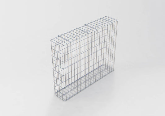 Gabion varmgalvaniseret 102 cm x 82 cm x 22 cm, maskestørrelse 5 cm x 10 cm, fuldsvejset