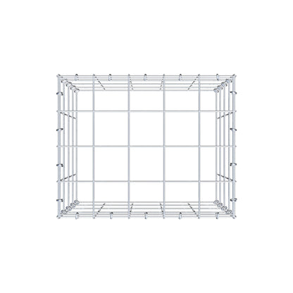 Fourche rapportée type 3 50 cm x 40 cm x 40 cm (L x H x P), mailles 10 cm x 10 cm, anneau C