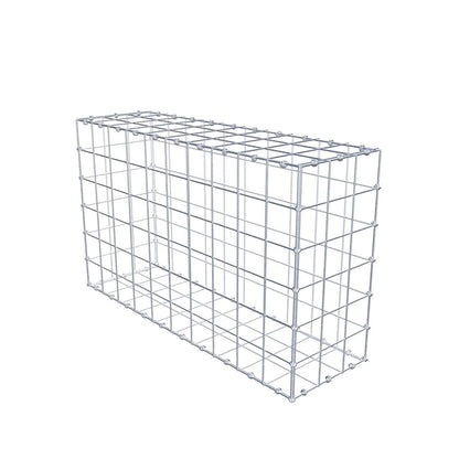 Schanskorf 100 cm x 60 cm x 30 cm (L x H x D), maaswijdte 10 x 10 cm, spiraalring