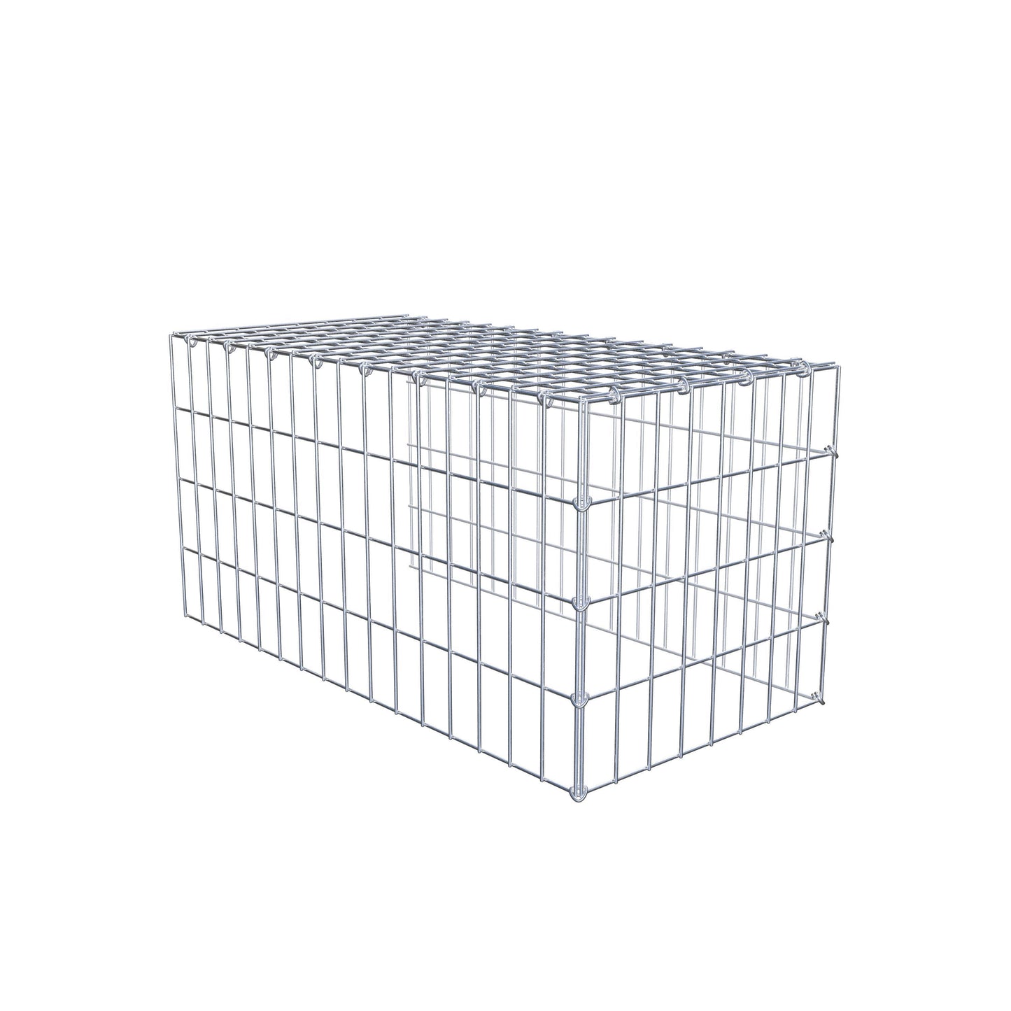 Toegevoegde pool type 4 80 cm x 40 cm x 40 cm (L x H x D), maaswijdte 5 cm x 10 cm, C-ring