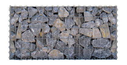 Gavión 100 cm x 40 cm x 50 cm (largo x alto x fondo), malla 5 cm x 10 cm, en espiral