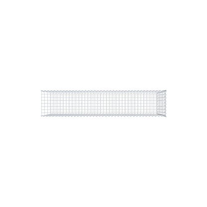 Anbaugabione Typ 2 200 cm x 100 cm x 40 cm (L x H x T), Maschenweite 5 cm x 10 cm, Spirale