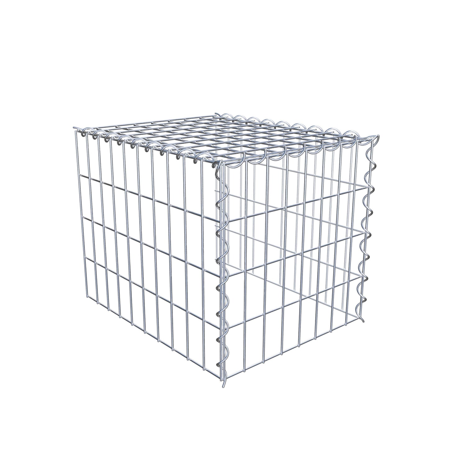 Add-on schanskorf type 4 50 cm x 40 cm x 40 cm (L x H x D), maaswijdte 5 cm x 10 cm, spiraalvormig