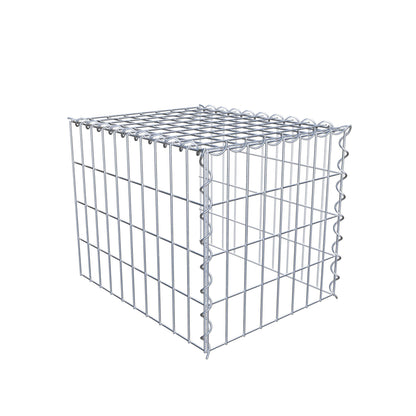Add-on schanskorf type 4 50 cm x 40 cm x 40 cm (L x H x D), maaswijdte 5 cm x 10 cm, spiraalvormig