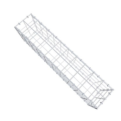Gabião 100 cm x 30 cm x 20 cm (C x A x P), malhagem 10 cm x 10 cm, anel C