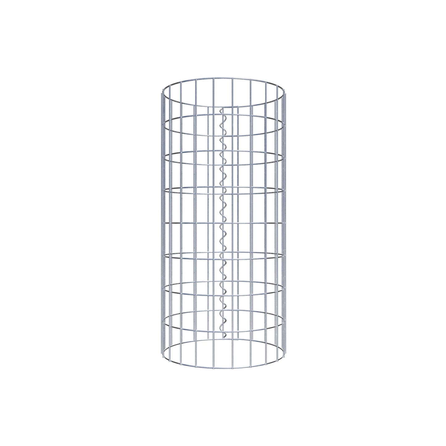 Gabionensäule rund 37 cm Durchmesser, 80 cm Höhe, Maschenweite 5 cm x 10 cm