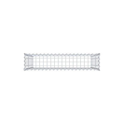 Gabião Tipo 3 100 cm x 90 cm x 20 cm (C x A x P), malhagem 5 cm x 10 cm, espiral