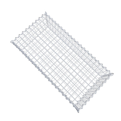 Gabion 100 cm x 30 cm x 50 cm (L x H x P), mailles 5 cm x 5 cm, spirale