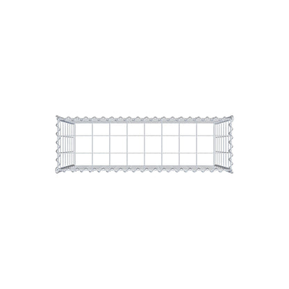 Gabião tipo 3 100 cm x 70 cm x 30 cm (C x A x P), malhagem 10 cm x 10 cm, espiral