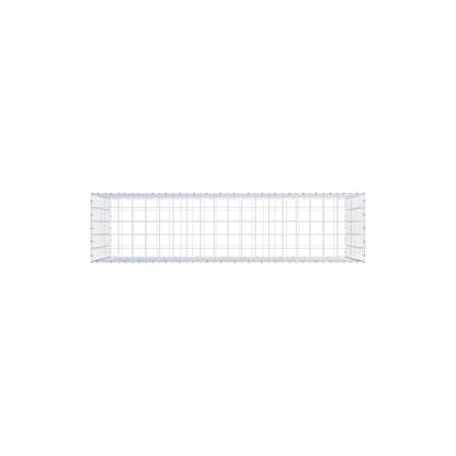 Schanskorf 200 cm x 100 cm x 50 cm (L x H x D), maaswijdte 10 x 10 cm, spiraalring