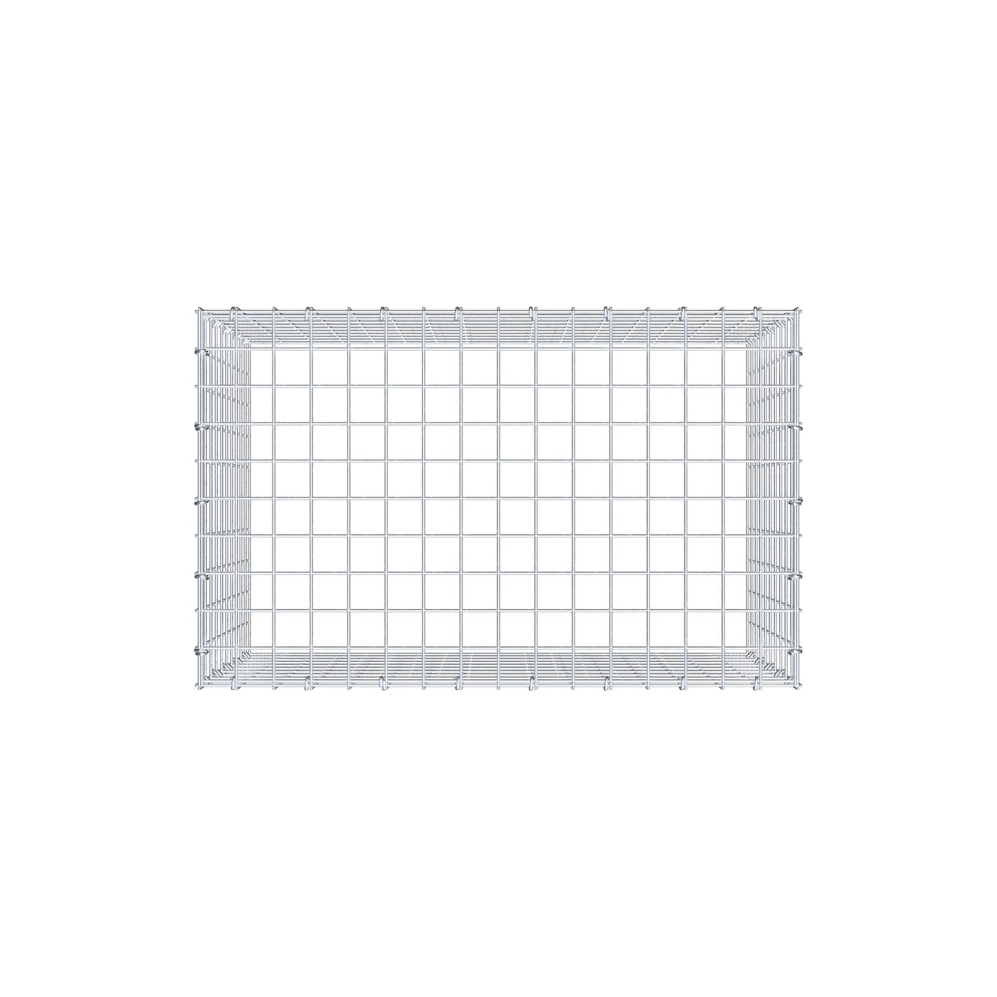 Gabião Tipo 3 80 cm x 50 cm x 50 cm (C x A x P), malhagem 5 cm x 5 cm, anel C