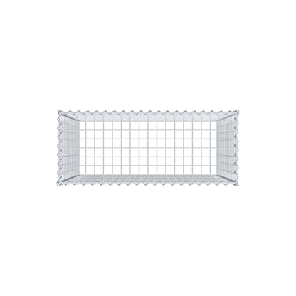 Add-on schanskorf type 3 100 cm x 90 cm x 40 cm (L x H x D), maaswijdte 5 cm x 5 cm, spiraalvormig
