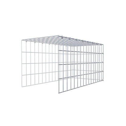 Toegevoegde pool type 4 80 cm x 40 cm x 40 cm (L x H x D), maaswijdte 5 cm x 10 cm, C-ring