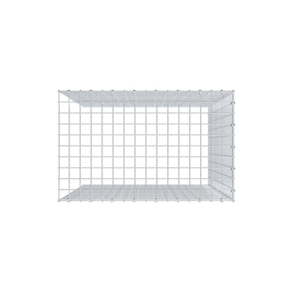 Anbaugabione Typ 4 100 cm x 80 cm x 50 cm (L x H x T), Maschenweite 5 cm x 5 cm, C-Ring