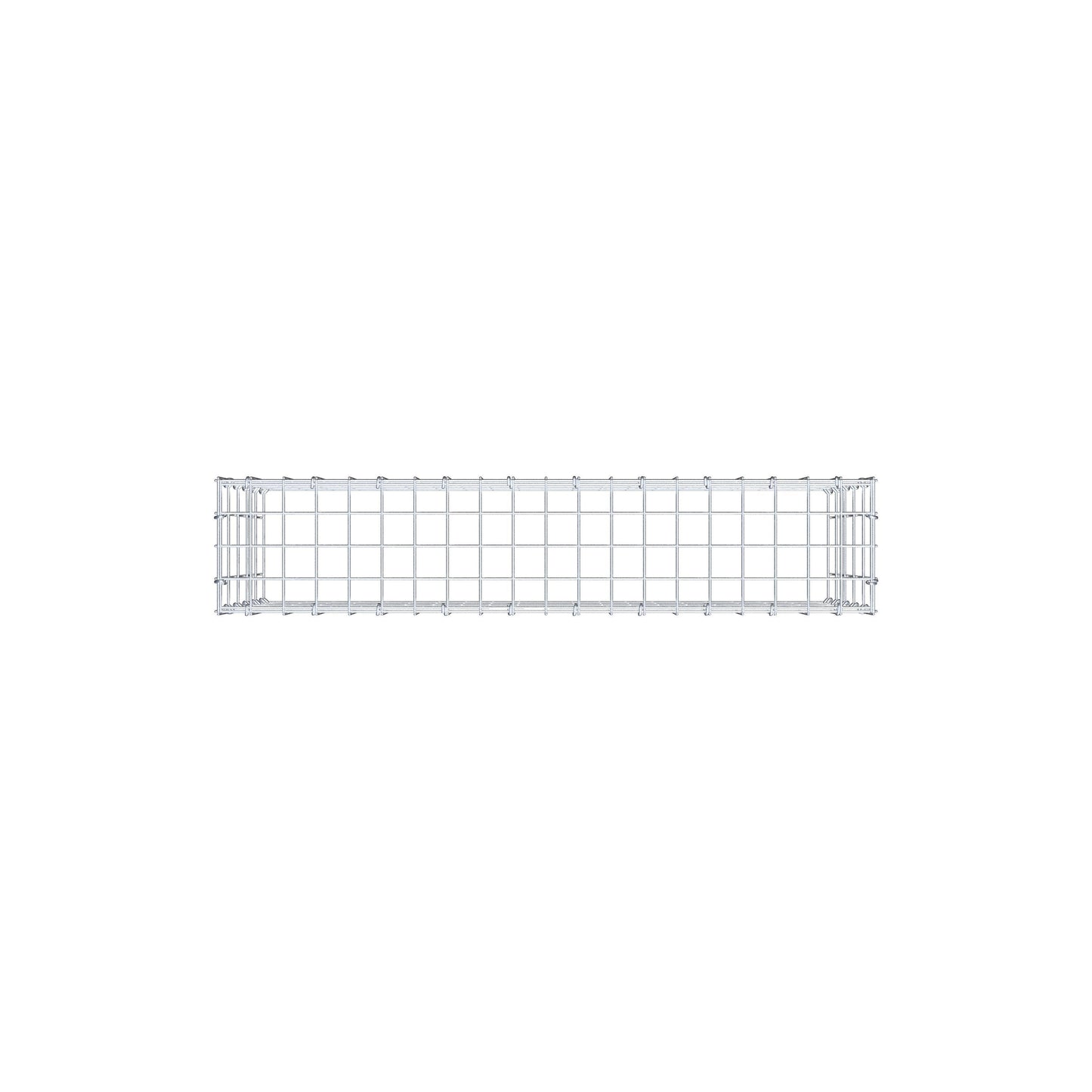 Gabião Tipo 3 100 cm x 50 cm x 20 cm (C x A x P), malhagem 5 cm x 10 cm, anel C