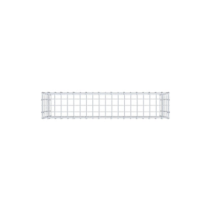Gabião Tipo 3 100 cm x 50 cm x 20 cm (C x A x P), malhagem 5 cm x 10 cm, anel C
