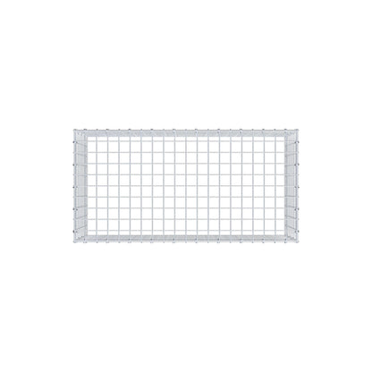 Anbaugabione Typ 3 100 cm x 40 cm x 50 cm (L x H x T), Maschenweite 5 cm x 5 cm, C-Ring