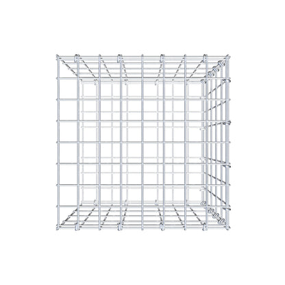 Mounted gabion type 2 50 cm x 40 cm x 40 cm, mesh size 5 cm x 10 cm, C-ring