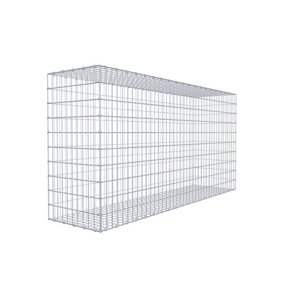 Gavión 200 cm x 100 cm x 50 cm (L x A x P), luz de malla 5 cm x 10 cm, anillo en C