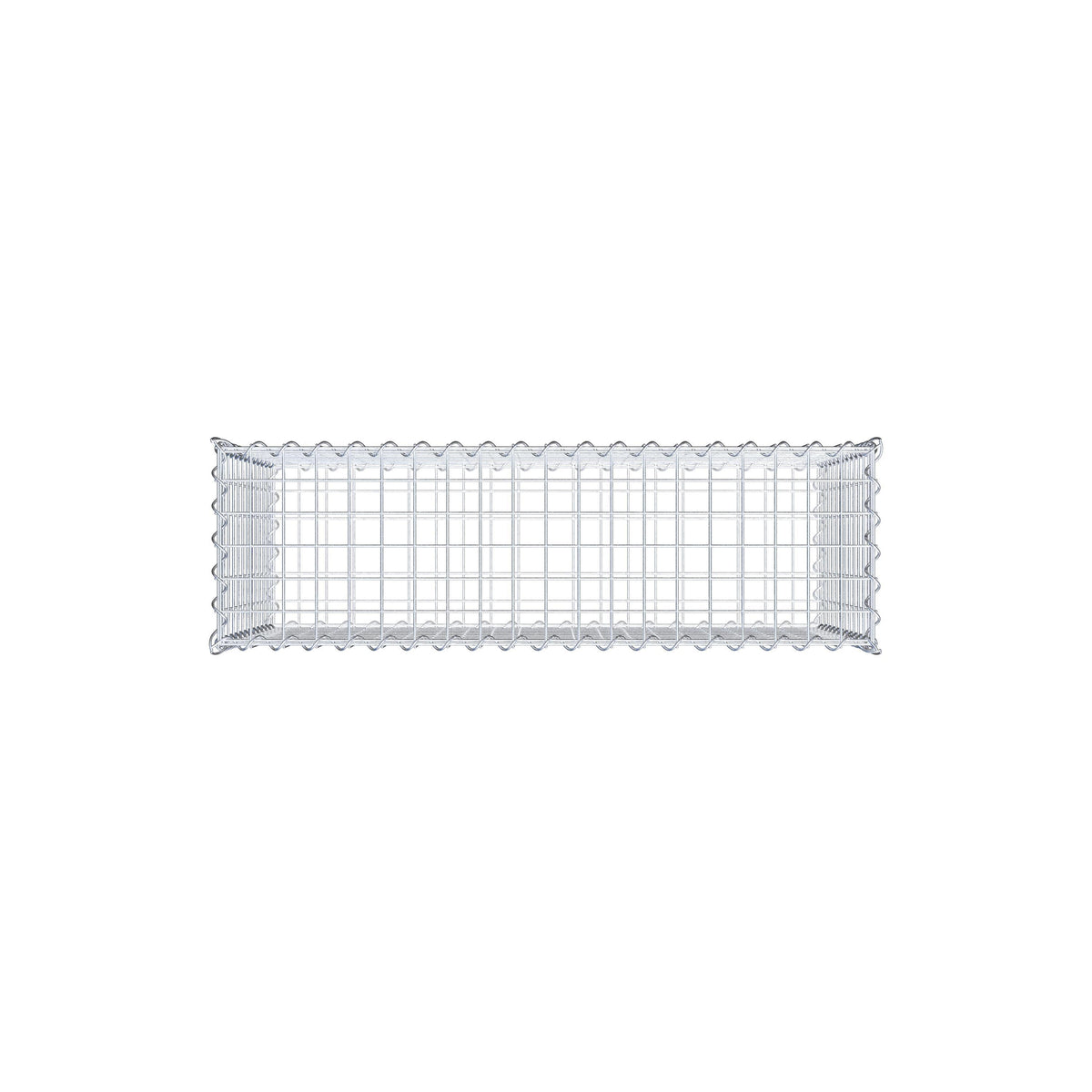 Schanskorf 100 cm x 60 cm x 30 cm (L x H x D), maaswijdte 5 cm x 5 cm, spiraal