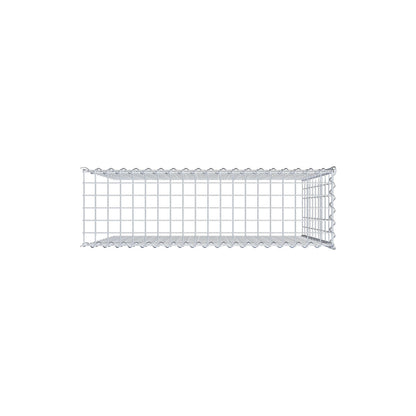 Gabião tipo 4 100 cm x 100 cm x 30 cm (C x A x P), malhagem 5 cm x 10 cm, espiral