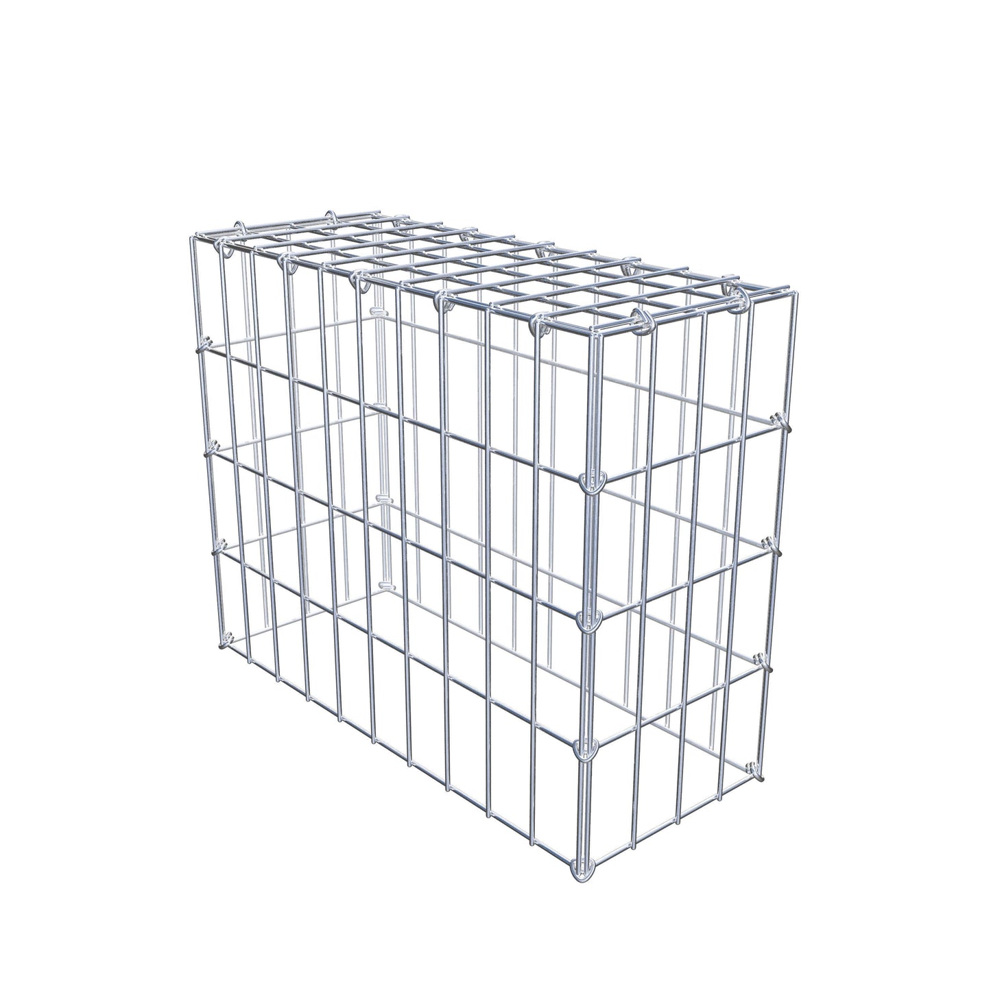 Gabião Tipo 3 50 cm x 40 cm x 20 cm (C x A x P), malhagem 5 cm x 10 cm, anel C